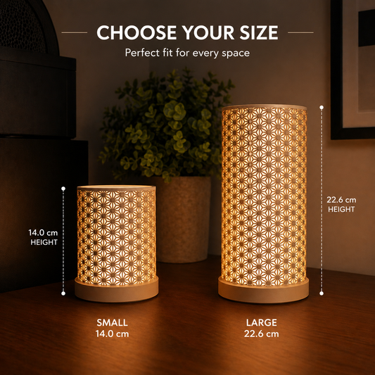 Kumiko Pattern LED Lamp – Ambient Wooden Glow