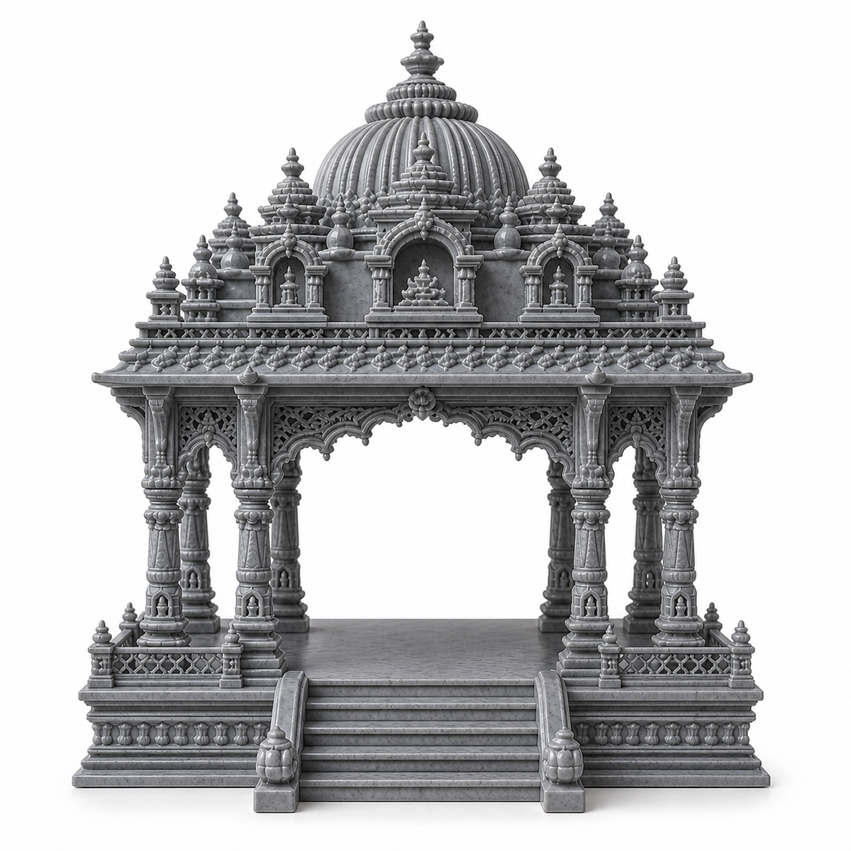 8 Pillars Mandir