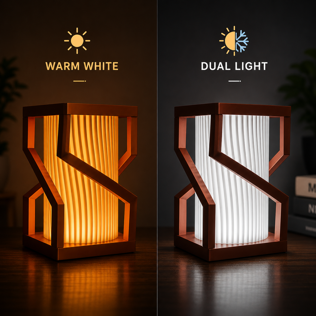 Geometric Spiral Ambient Lamp