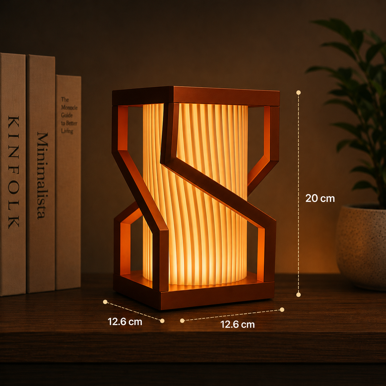 Geometric Spiral Ambient Lamp