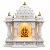 Premium Lotus Mini Mandir - Decolyt