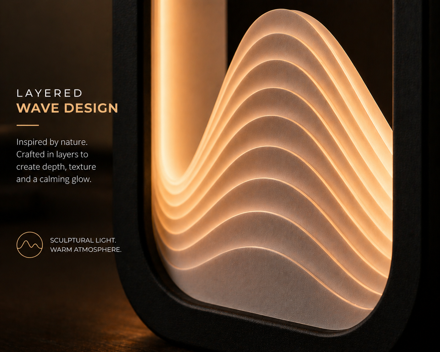 Wave Lamp Premium Ambient Table Light